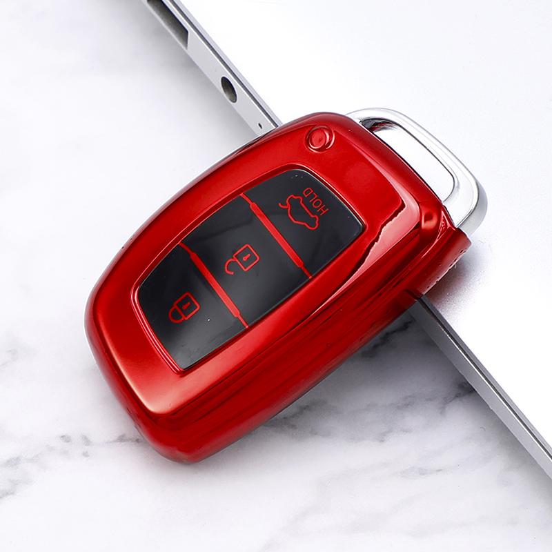 Car Key Case Cover Shell for Hyundai Accent Elantra Creta Ix25 Ix35 Ix45 I10 I20 I30 I40 Tucson Sonata Fe Solaris Mistra Verna