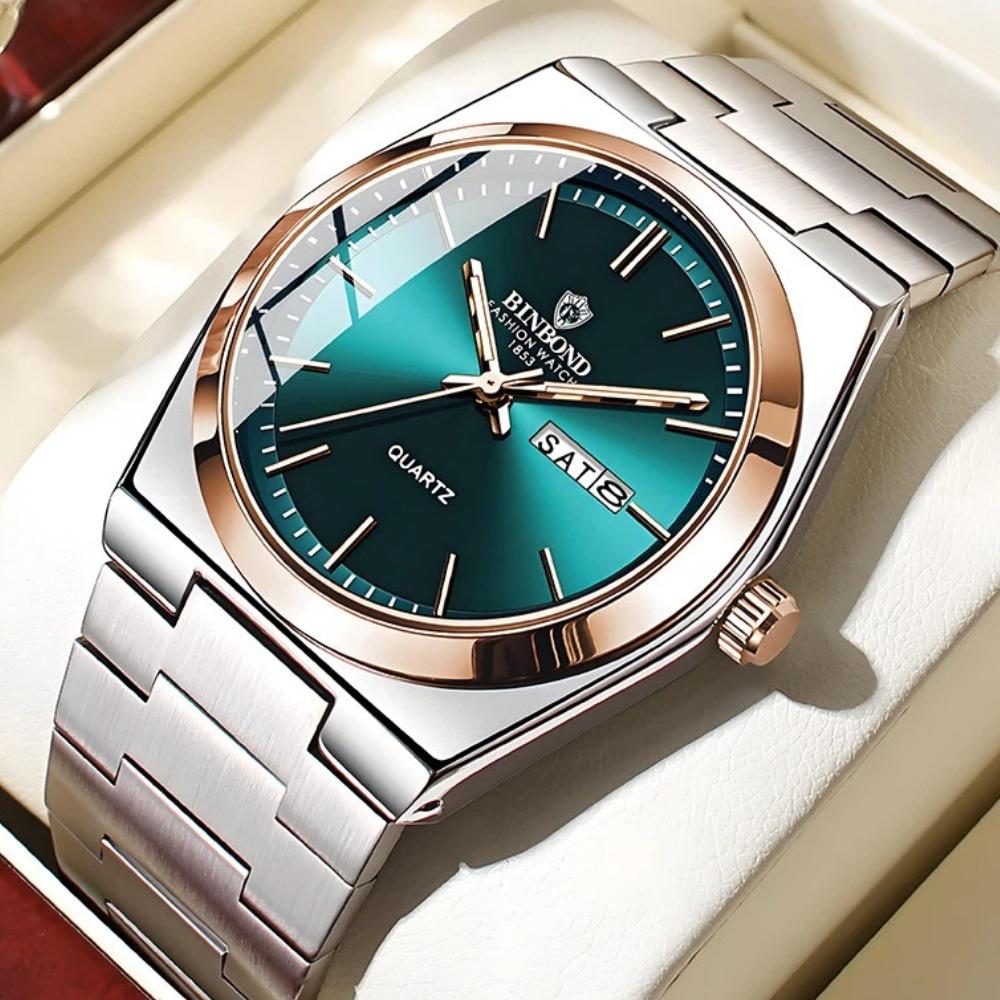 Casual Business Fashion Quartz Wristwatches Gold Clock Men Luxury Watch Automatic Watches Mens Movement Gifts Reloj Hombre