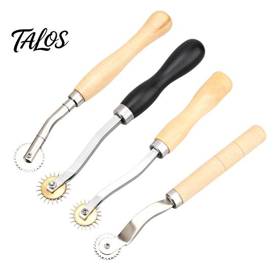 Sewing Pattern Tracer Wooden Handle Tracing Wheel, 2/3mm Needle Point Wheel for Craft Patterns, Faux Leather Projects, Professional Stitch Marking