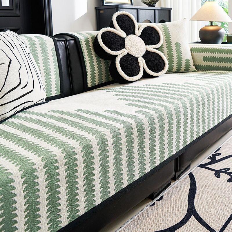 

Wholesale Cross-Border Nordic New Chenille Non-Slip Sofa Cushion Four-Season Universal Sofa Cover, Seat Cushion, Backrest Towel 70*70cm