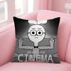 Anime Comedy Food A-Apple And Onion  Cushion Cover Car Throw Pillow Case For Sofa Car Christmas Gift