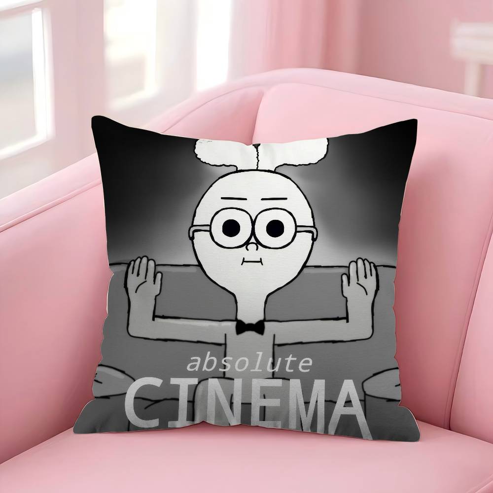 Anime Comedy Food A-Apple And Onion  Cushion Cover Car Throw Pillow Case For Sofa Car Christmas Gift