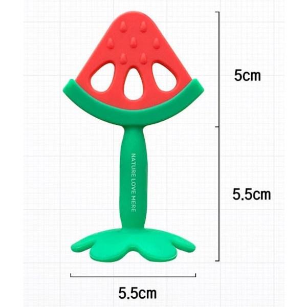 Nature Love Mere Chewable Silicone Fruit Baby Teether 3-Piece Set, Teeth Nozzle, Watermelon + Banana + Grape, Korean baby products