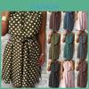 Trendy Plus Size Women's Sleeveless Polka Dot Midi Dress For Summer Celebrations