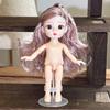 16CM Nackte Puppe 3D Simulationsaugen 13 Gelenke Multi-Ausdruck Kleine Puppe Mädchen Spielzeug