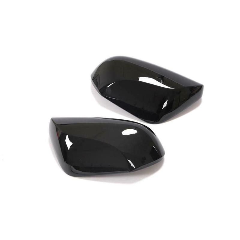 New Gloss Black Car Side Door Mirror Covers ABS Carbon Rearview Accessories Trim For Toyota Camry 2018