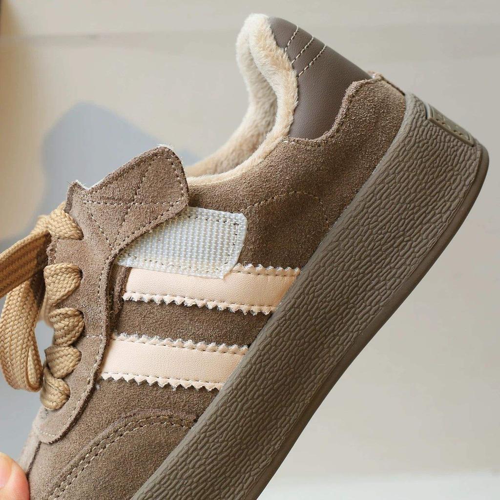 Girls' Sports Shoes Autumn and Winter 2025 New Children's Velvet Two Cotton Shoes Women's Treasure Winter Moral Training Shoes Boys' Casual Shoes
