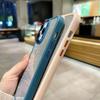 Placcatura Cornice Obiettivo Fotocamera Cover Posteriore Glitter Gradiente Per Iphone 14 Pro Max Plus 11 12 13 Pro Max Custodia Bumper Antiurto