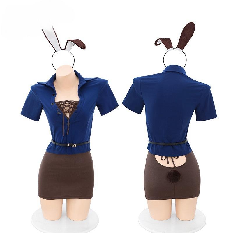 Sexy Lingerie Pure Lust Bunny Sexy Secretary Hip Wrap To Avoid Temptation