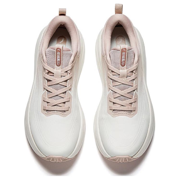 New Anta Divine Travel 10 Cushioning Anti Slip And Wear Resistant Low Top Training Running Shoes Women's White Pink 122517718-11