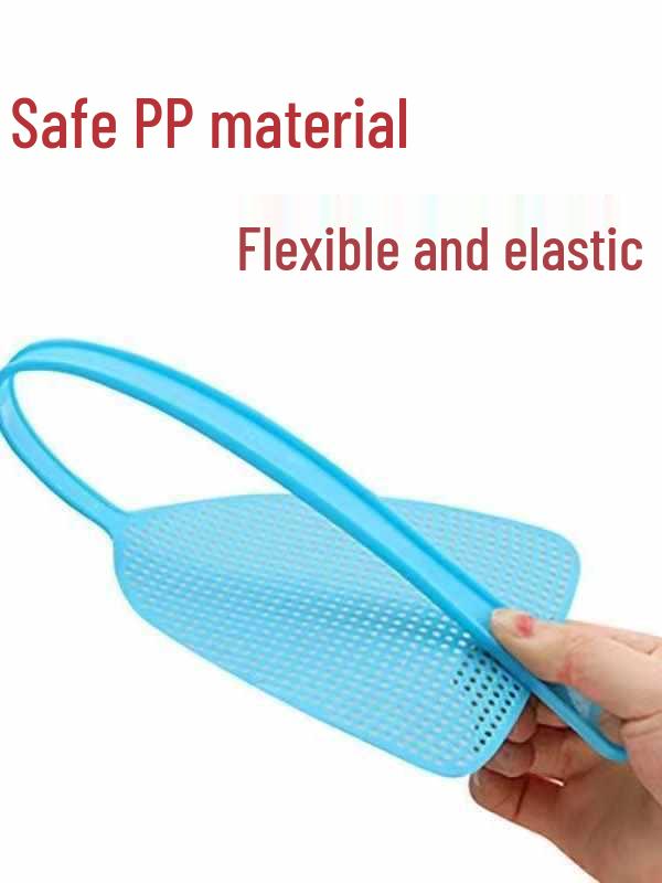 Durable Long Handle Fly Swatter - Thickened Plastic, Large Size, Won't Break, Effective Mosquito Killer