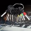 Terminal Relse Tool Wire Terminal Removal Tool Connector Pin Extractor 18Pcs Car Wire Harness Plug Kit with Premium Metal Construction for Quick Car R
