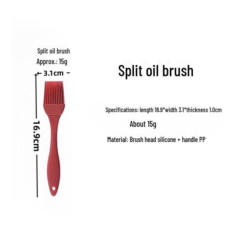 Silicone BBQ & Baking Oil Brush Set