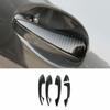 ABS Carbon Fiber Exterior Side Door Handle Cover Trim For Benz GLE GLS 2020-2022