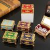 European Style Jewelry Storage Box Portable Travel Organizer Necklace Case Alloy Storage Earrings Ring Dressing Table Display