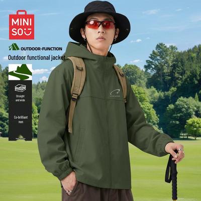 Herren-Freizeitjacke mit Kapuze