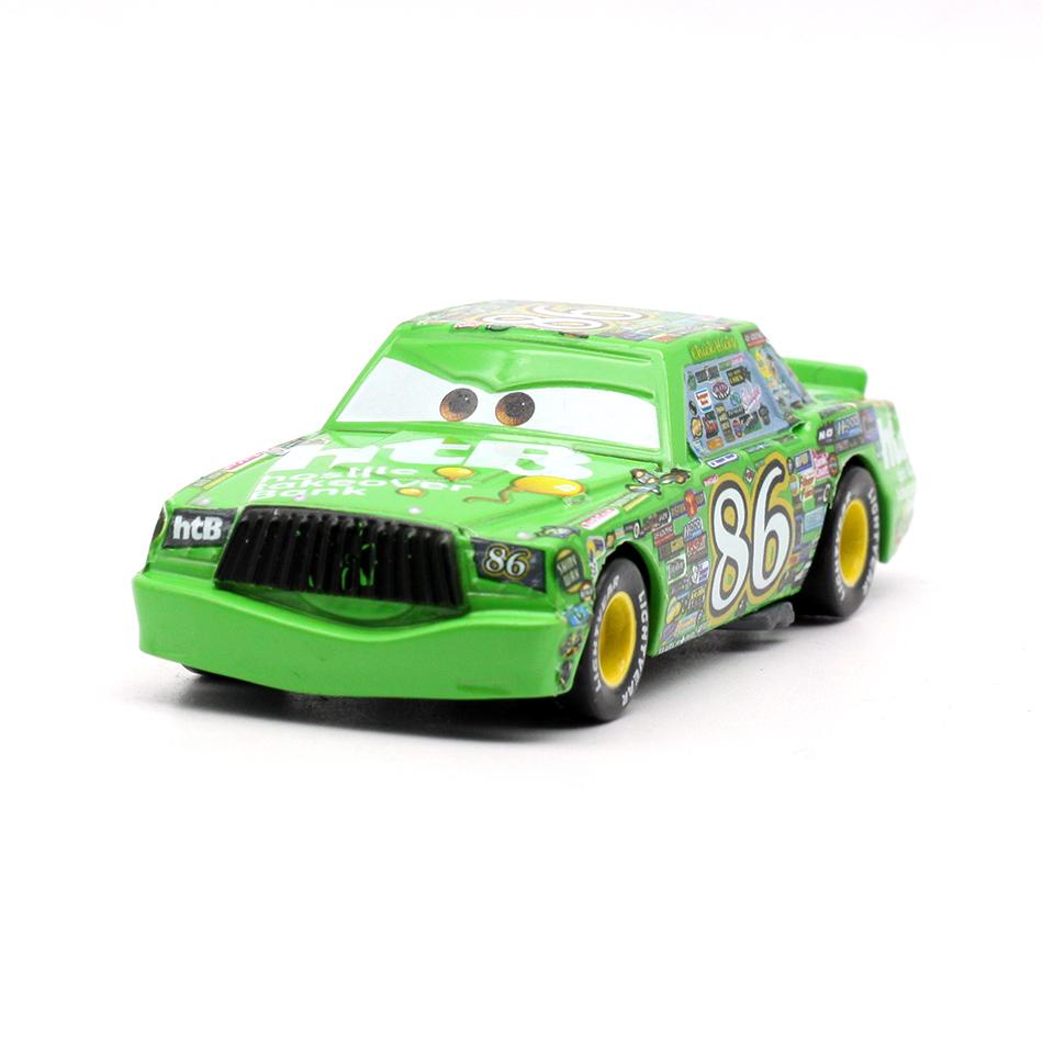 Тачки 2 Disney Pixar Тачки 3 1 Игрушка Молния МакКуин Грузовик Чика Хікса Грузовик Короля Коллекция Металлическая модель для детей Подарок