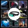 Rechargeable LED Headlamp Super Bright 6 Core 109g Lightweight Hands Free for Outdoor Fishing Camping Mining Long Running Time