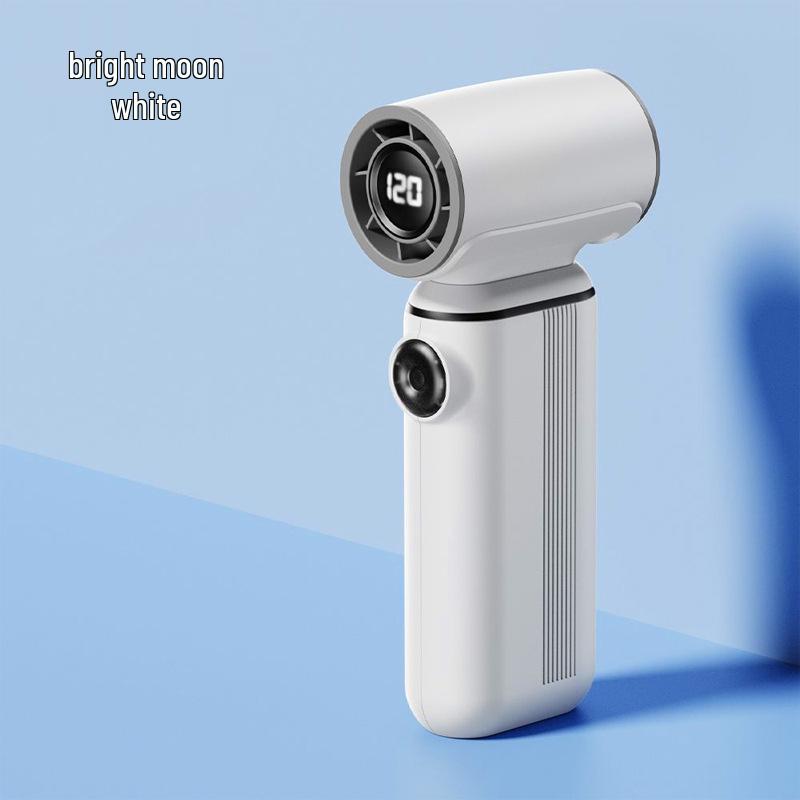 Compact High-Speed USB Rechargeable Handheld Fan with Powerful Wind for Outdoor Use 37x58x135 mm
