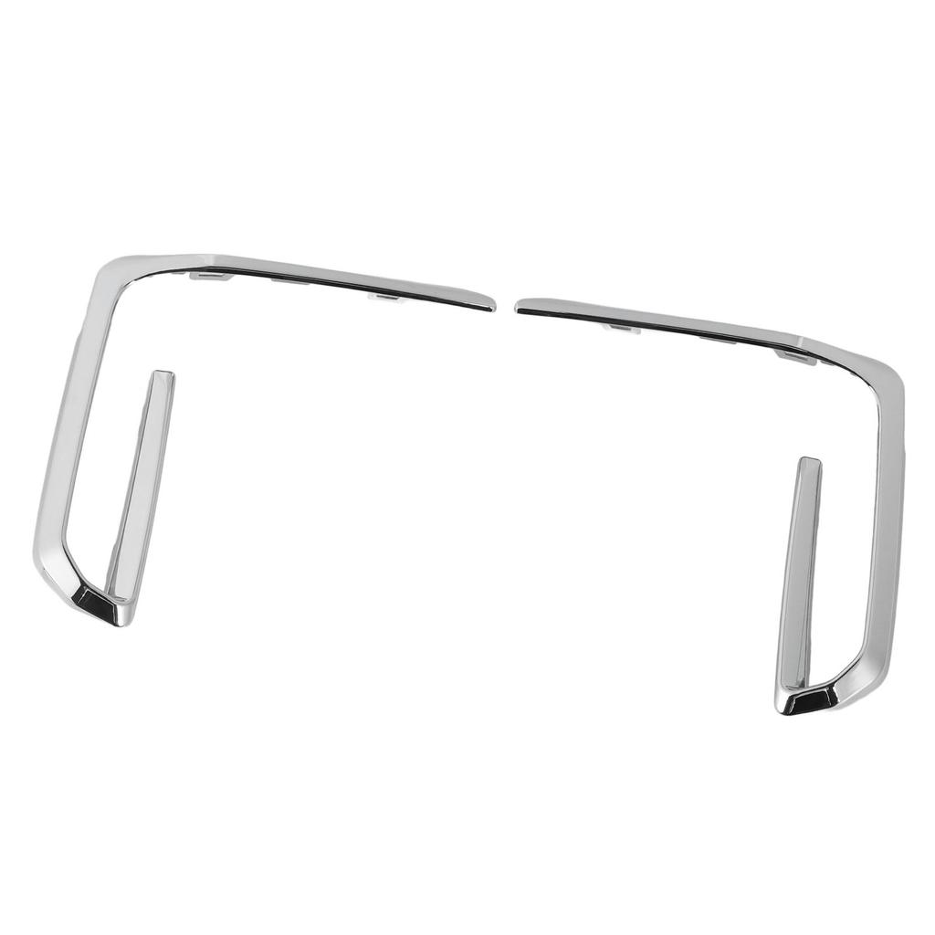 1 Pair Front Bumper Fog Light Grille Trim Cover Molding for X5 G05 M50 Pre‑LCI 2019 To 2023 Electroplate