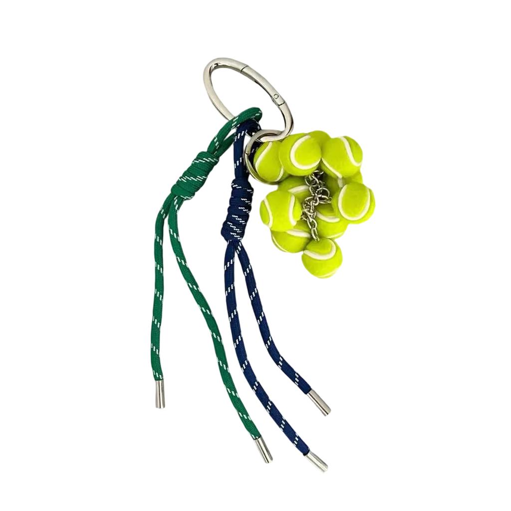 Tennis Pendant Keychain for Couples and Sports Enthusiasts Fitness Accessory Key Holder Athletic Keyring Accessories