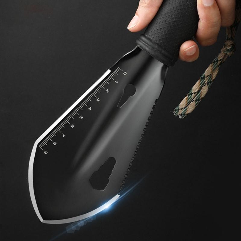 Rust Resistant Stainless Steel Mini Shovel Lightweight Gardening Tool For Transplanting Digging And Camping Essential