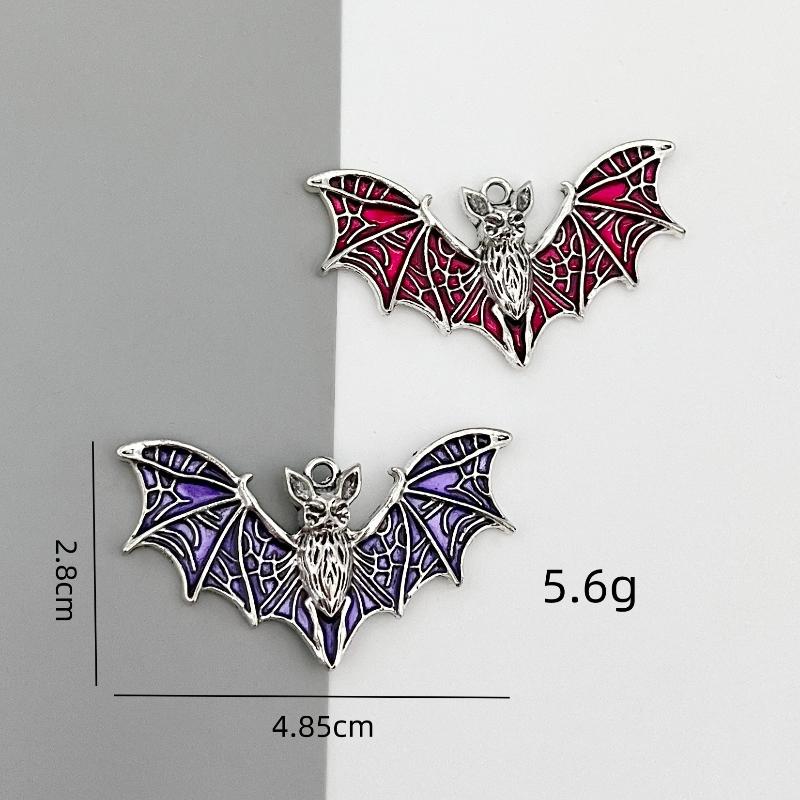 5 Pezzi Fascino Pipistrello Vampiro Gotico Pipistrello Retrò Ciondolo di Halloween Fascini di Design Per la Realizzazione di Gioielli Componenti per Gioielli Fai da Te