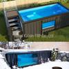 Large 40ft FRP Fiberglass Container Pool with 20ft Swimming Area