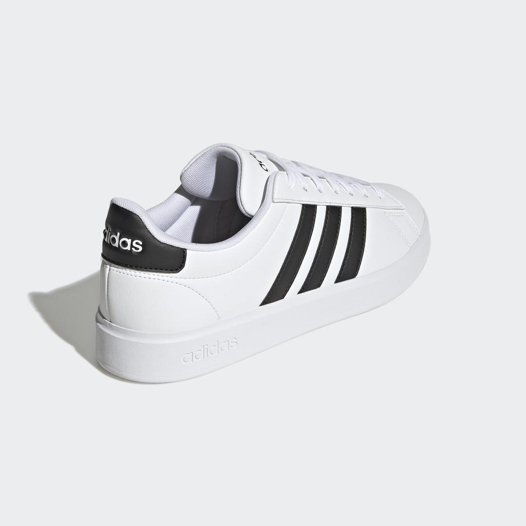 Grand Court Chaussures Blanc Taille cm 2.0 Baskets, Blanc/Noir Core/Chaussures (GW9195), 26,0