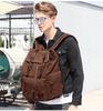 AUGUR Vintage Canvas Backpack for Men – Dual-Shoulder Laptop & School Bag