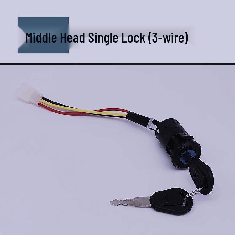 

Electric Scooter Ignition and Head Lock Set with Key Start Switch
