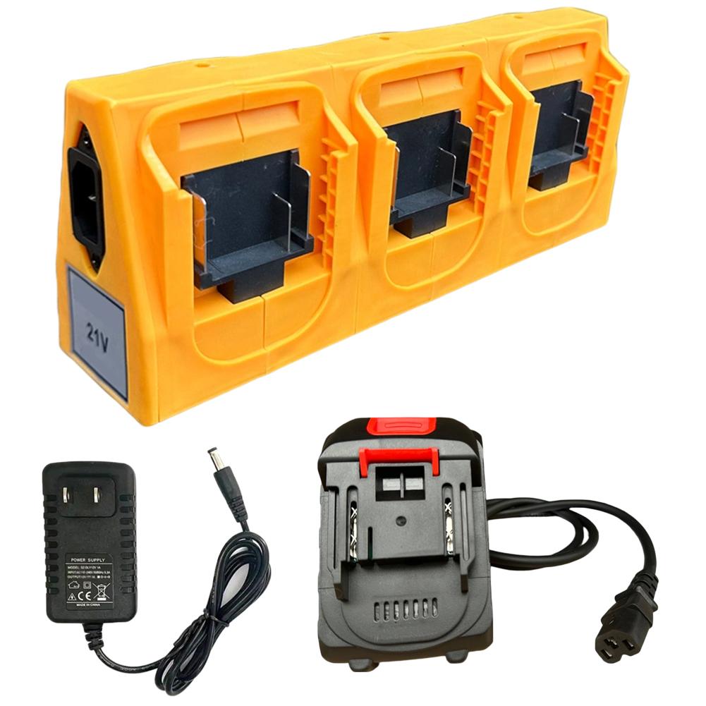 2/4/6 Slots Battery Adapter Converter For BL1830 BL1840 BL1850 BL1860 18V 21V Lithium Battery Power Tool Accessories