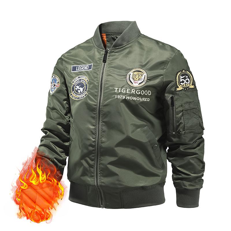 Куртка весна/осень куртка-бомбер бейсбольная форма большой — фото 7