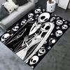 Office Rug Skeletons, Halloween theme 3D Printed Anti-Slip Rug-Machine Washable for Living Room