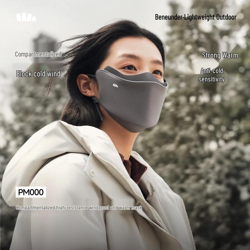 Beneunder PM055 Winter Windproof Fleece Cycling Mask