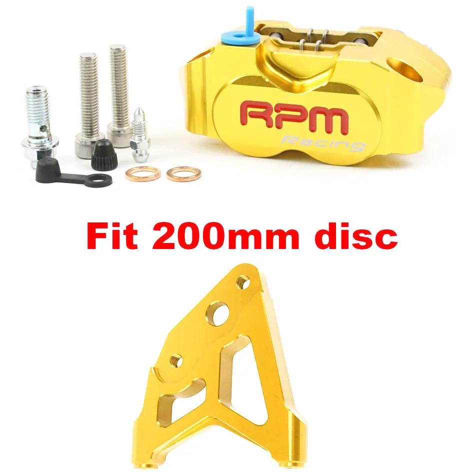 RPM Motorcycle Brake Caliper 82mm Disc Rotor For Yamaha Scooter Aerox JOG BWS NMAX XMAX Rsz WISP Force Dirt Pit Bike GROM DIO