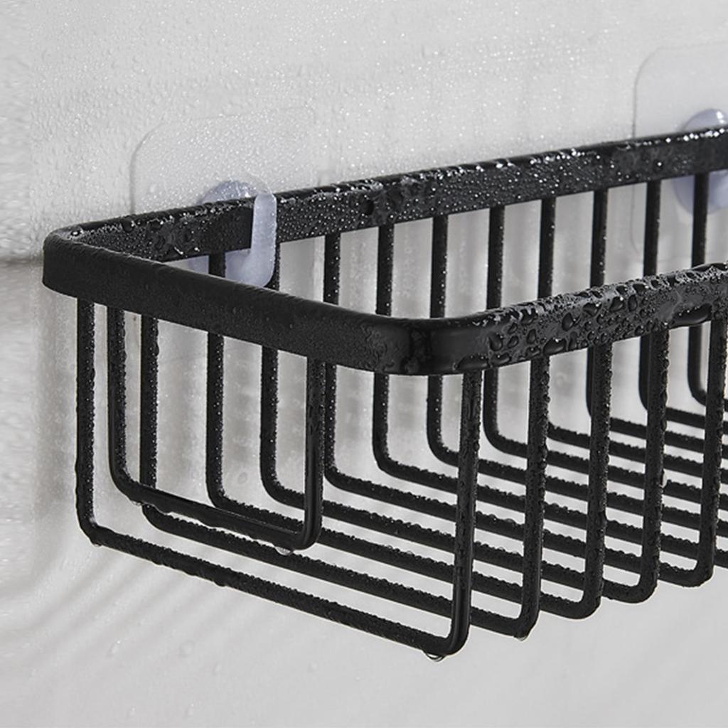 Storage Rack Decorative Aluminum Alloy Practical Stable Hanging Organizer Holders for Home Bathroom