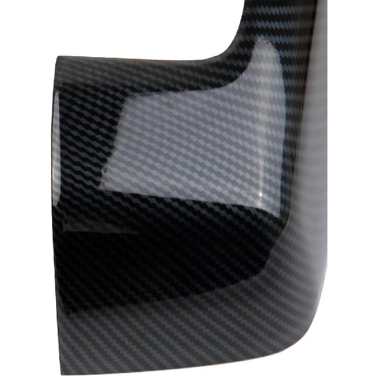 Carbon Fiber Pattern Side Rearview Mirror Guard Cover Molding Trim for 2019-2026 Chevy Silverado 1500/GMC Sierra 1500