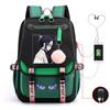 Animation Schoolbag Ghost Destroyer Blade Trend USB Large Capacity Student Ridge Backpack
