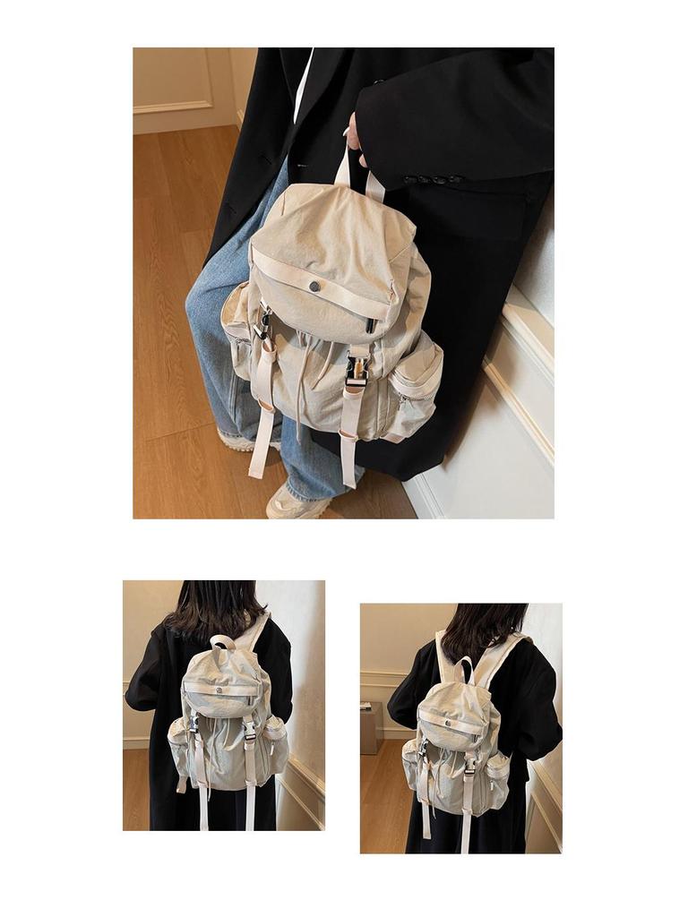 Zaino da Yoga Impermeabile in Nylon da Donna - Leggero, Grande Capacità, Zaino Scolastico alla Moda