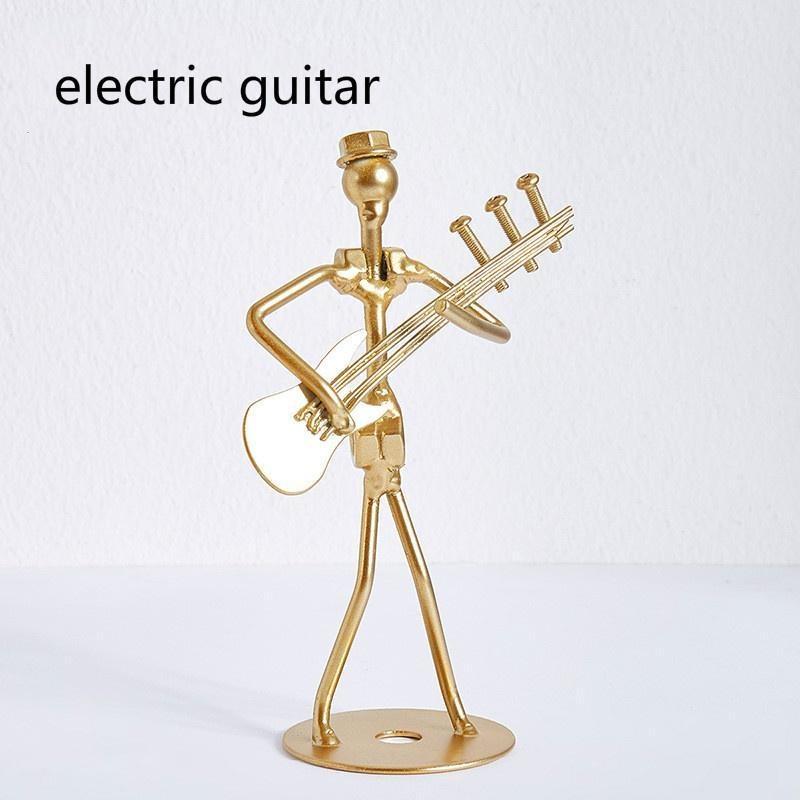 Light Luxury Style Modern Creative Musician Iron Art Decorations Desk Decorations Living Room Home Wine Cabinet Layout Furnishings