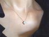 K18 Diamond Clover Pendant Necklace K18PG 0.14ct (Pink Gold)