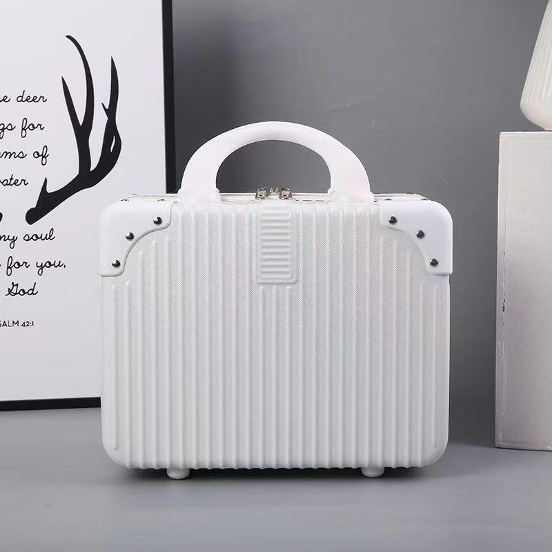 Mini Handbag 14" Makeup Case: Small Suitcase-Style Storage & Gift Box