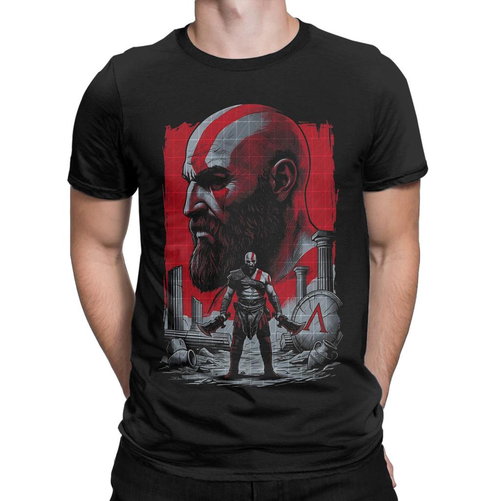 God Slayer V2 Classic Funny 100 Cotton Tshirt God Of War Tops Tees For Unisex
