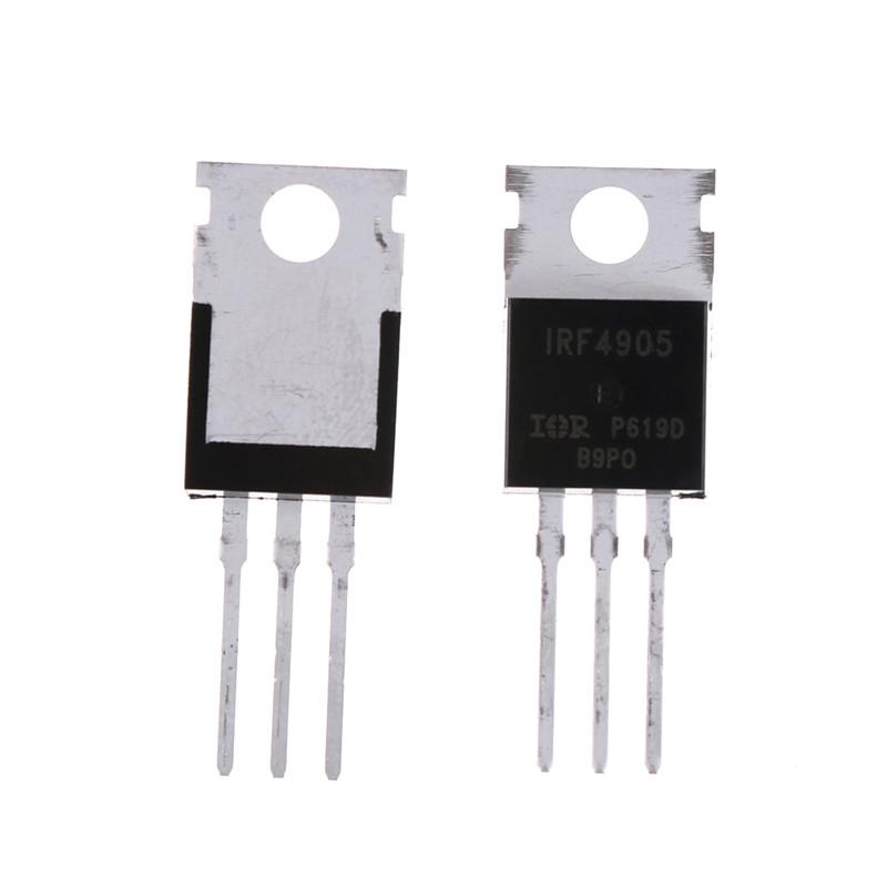 10шт Irf4905 Irf4905Pbf Power Mosfet 74A 55V P-Channel Ir To-22