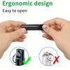 3pcs Small Pocket Pill Box Keychain, Aluminum Alloy Portable Mini Pill Organizer