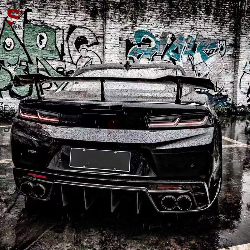 Carbon Fiber Rear Bumper Diffuser for Chevrolet Camaro Bumblebee