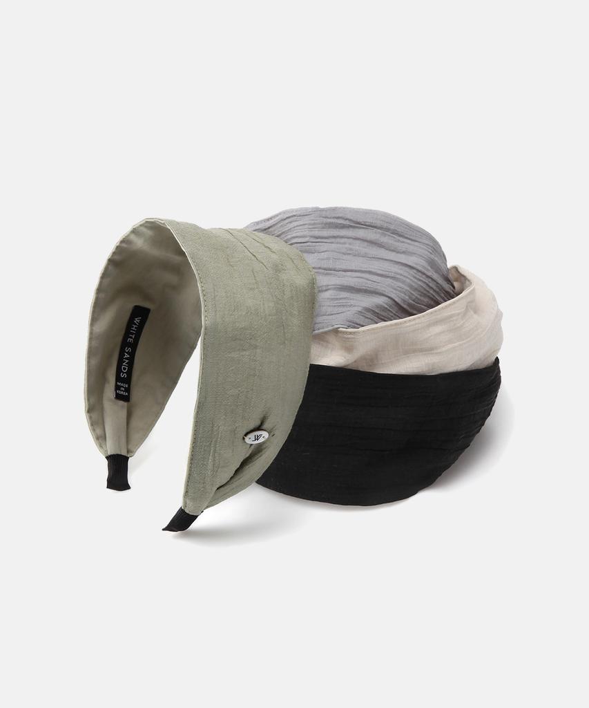 White Sands Tencel Shirring Hairband Folia (4 Colors)
