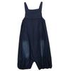 Spring Summer Vintage Denim Overalls Women's Oversized Loose Strap Lantern Pants Fashion Wide leg pants Women Streetwear