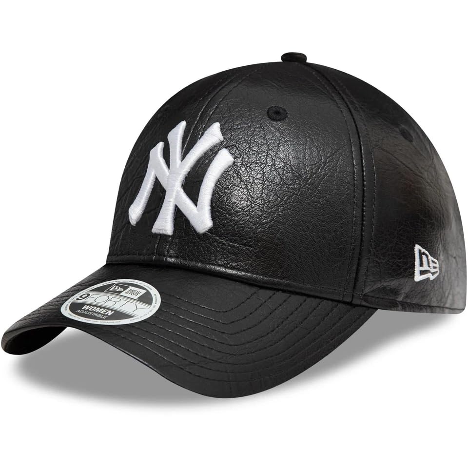 

Deep Popular 9forty Hat Hat 940 Yankees Dodgers Unisex MLB Women Free NY [New Era] Women s Men s (JP, Alphabet, Size, Black/Leather) [Item]